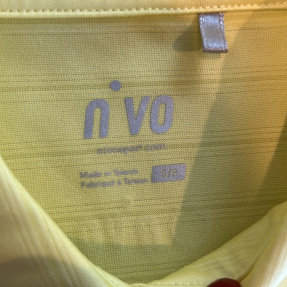 Nivo Sport yellow golf polo - Picture 2 of 3